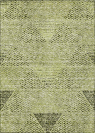 Piper Looms Chantille Geometric ACN777 Aloe Machine Washable Area Rug main image