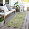 Piper Looms Chantille Geometric ACN777 Aloe Machine Washable Area Rug Runner Outdoor Lifestyle Image Feature