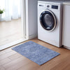 Piper Looms Chantille Geometric ACN777 Blue Machine Washable Area Rug Scatter Lifestyle Image Feature