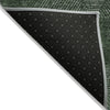 Piper Looms Chantille Geometric ACN777 Fern Machine Washable Area Rug Backing Image