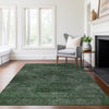 Piper Looms Chantille Geometric ACN777 Fern Machine Washable Area Rug Lifestyle Image Feature