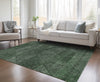 Piper Looms Chantille Geometric ACN777 Fern Machine Washable Area Rug Lifestyle Image Feature