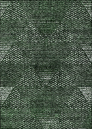 Piper Looms Chantille Geometric ACN777 Fern Machine Washable Area Rug main image