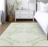 Piper Looms Chantille Floral ACN778 Aloe Machine Washable Area Rug Lifestyle Image Feature