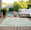 Piper Looms Chantille Floral ACN778 Aloe Machine Washable Area Rug Outdoor Lifestyle Image Feature