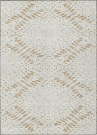 Piper Looms Chantille Floral ACN778 Beige Machine Washable Area Rug main image