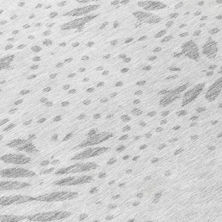 Piper Looms Chantille Floral ACN778 Gray Machine Washable Area Rug Swatch Image