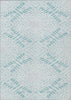 Piper Looms Chantille Floral ACN778 Teal Machine Washable Area Rug main image