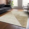 Piper Looms Chantille Modern ACN779 Beige Machine Washable Area Rug Lifestyle Image Feature