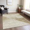 Piper Looms Chantille Modern ACN779 Beige Machine Washable Area Rug Lifestyle Image Feature