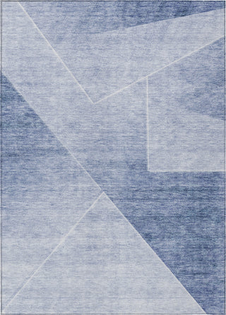 Piper Looms Chantille Modern ACN779 Blue Machine Washable Area Rug main image