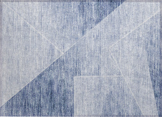 Piper Looms Chantille Modern ACN779 Blue Machine Washable Area Rug Scatter Main Image