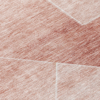 Piper Looms Chantille Modern ACN779 Salmon Machine Washable Area Rug Swatch Image