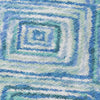 Piper Looms Chantille Diamonds ACN780 Blue Machine Washable Area Rug Swatch Image