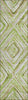 Piper Looms Chantille Diamonds ACN780 Green Machine Washable Area Rug Runner Main Image