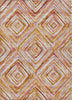 Piper Looms Chantille Diamonds ACN780 Orange Machine Washable Area Rug main image