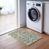 Piper Looms Chantille Diamonds ACN781 Aloe Machine Washable Area Rug Scatter Lifestyle Image Feature