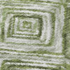 Piper Looms Chantille Diamonds ACN781 Aloe Machine Washable Area Rug Swatch Image