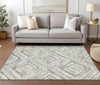 Piper Looms Chantille Diamonds ACN781 Beige Machine Washable Area Rug Lifestyle Image Feature