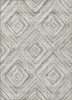 Piper Looms Chantille Diamonds ACN781 Beige Machine Washable Area Rug main image