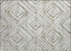 Piper Looms Chantille Diamonds ACN781 Beige Machine Washable Area Rug Scatter Main Image