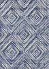 Piper Looms Chantille Diamonds ACN781 Blue Machine Washable Area Rug main image