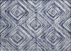 Piper Looms Chantille Diamonds ACN781 Blue Machine Washable Area Rug Scatter Main Image