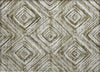 Piper Looms Chantille Diamonds ACN781 Brown Machine Washable Area Rug Scatter Main Image