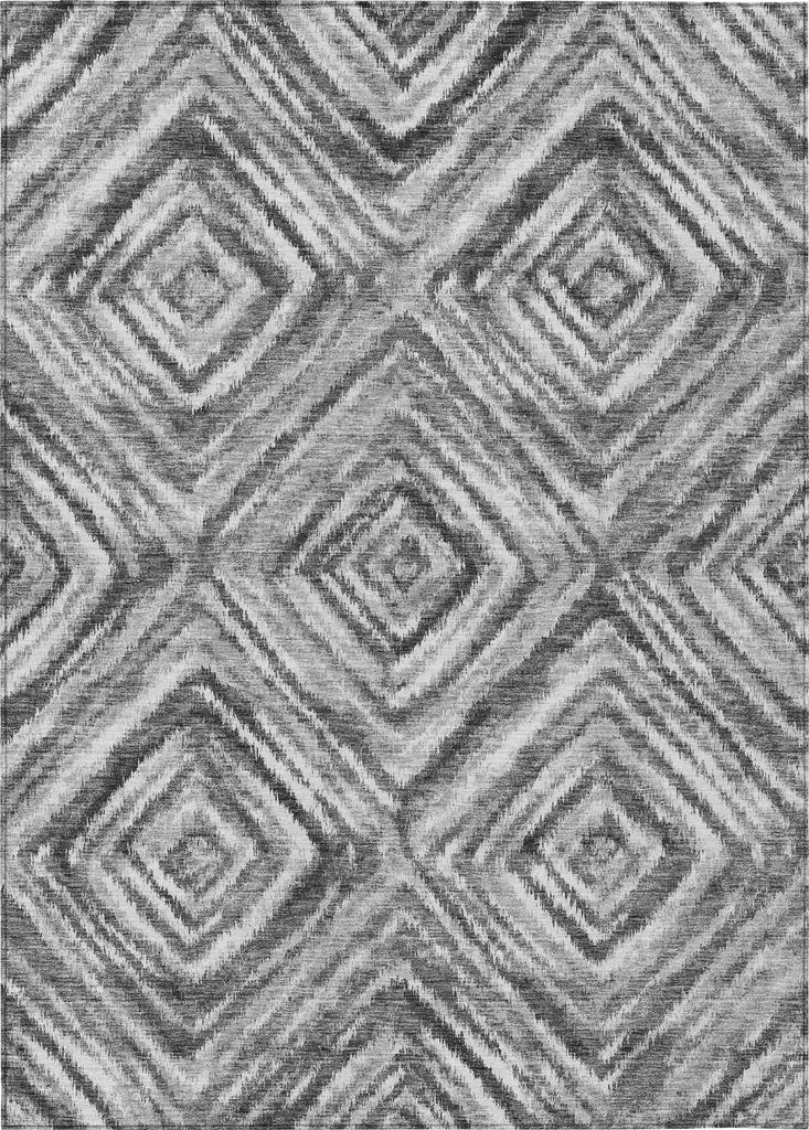 Piper Looms Chantille Diamonds ACN781 Gray Machine Washable Area Rug main image