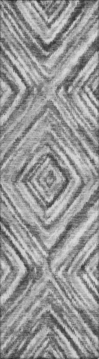 Piper Looms Chantille Diamonds ACN781 Gray Machine Washable Area Rug Runner Main Image