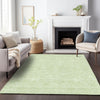 Piper Looms Chantille Floral ACN782 Aloe Machine Washable Area Rug Lifestyle Image Feature