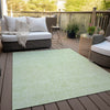Piper Looms Chantille Floral ACN782 Aloe Machine Washable Area Rug Outdoor Lifestyle Image Feature