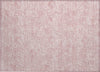 Piper Looms Chantille Floral ACN782 Pink Machine Washable Area Rug Scatter Main Image