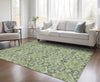 Piper Looms Chantille Medallions ACN783 Aloe Machine Washable Area Rug Lifestyle Image Feature