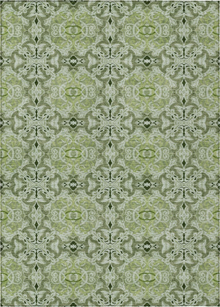 Piper Looms Chantille Medallions ACN783 Aloe Machine Washable Area Rug main image