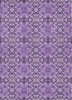 Piper Looms Chantille Medallions ACN783 Purple Machine Washable Area Rug main image