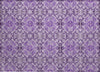 Piper Looms Chantille Medallions ACN783 Purple Machine Washable Area Rug Scatter Main Image