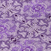 Piper Looms Chantille Medallions ACN783 Purple Machine Washable Area Rug Swatch Image