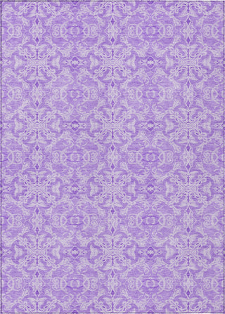 Piper Looms Chantille Medallions ACN784 Lavender Machine Washable Area Rug main image