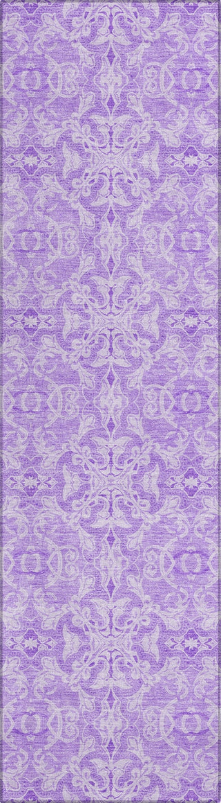 Piper Looms Chantille Medallions ACN784 Lavender Machine Washable Area Rug Runner Main Image