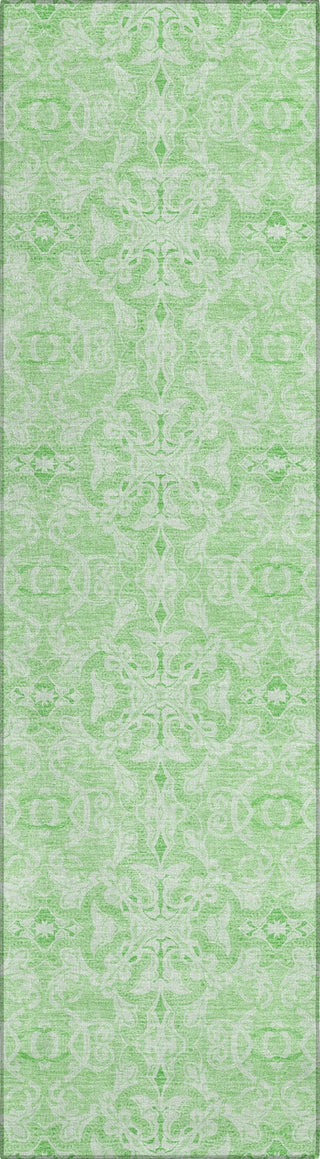 Piper Looms Chantille Medallions ACN784 Lime Machine Washable Area Rug Runner Main Image
