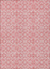 Piper Looms Chantille Medallions ACN784 Pink Machine Washable Area Rug main image