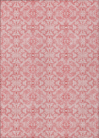 Piper Looms Chantille Medallions ACN784 Pink Machine Washable Area Rug main image
