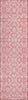 Piper Looms Chantille Medallions ACN784 Pink Machine Washable Area Rug Runner Main Image