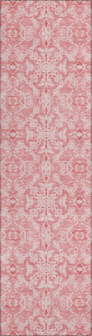 Piper Looms Chantille Medallions ACN784 Pink Machine Washable Area Rug Runner Main Image