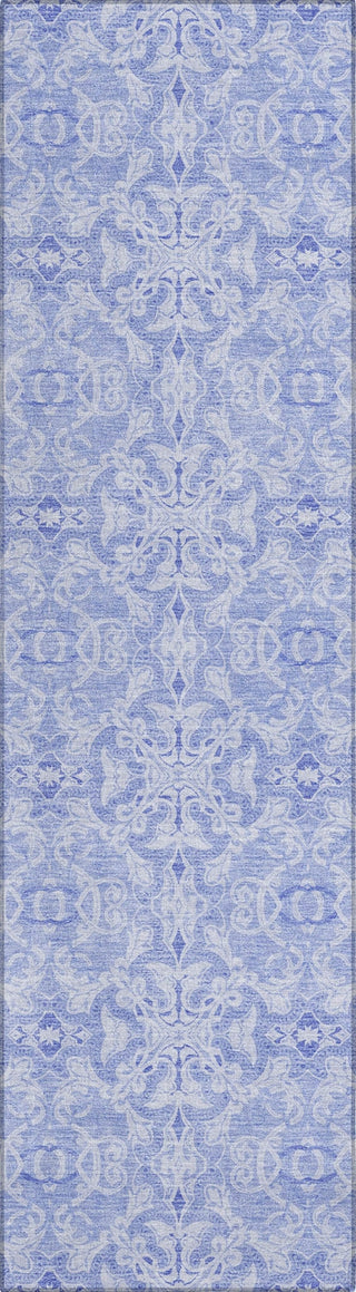 Piper Looms Chantille Medallions ACN784 Sky Machine Washable Area Rug Runner Main Image