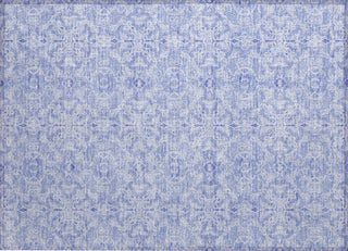 Piper Looms Chantille Medallions ACN784 Sky Machine Washable Area Rug Scatter Main Image