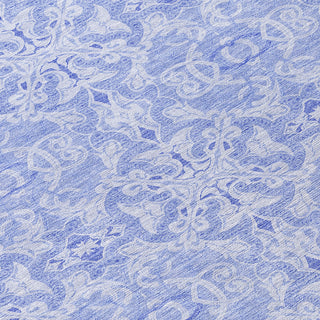 Piper Looms Chantille Medallions ACN784 Sky Machine Washable Area Rug Swatch Image