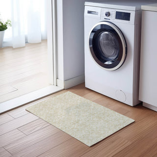 Piper Looms Chantille Medallions ACN784 Tan Machine Washable Area Rug Scatter Lifestyle Image Feature