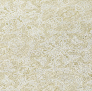 Piper Looms Chantille Medallions ACN784 Tan Machine Washable Area Rug Swatch Image